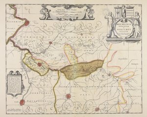 Mechlinia dominium et Aerschot ducatus / auctore Michaele Flor. a Langren ... by Michael Floris van Langren