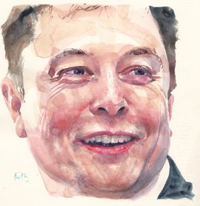 Elon Musk (suluboya)
