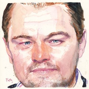 Leonardo DiCaprio, 2016 (suluboya) by Michael Frith