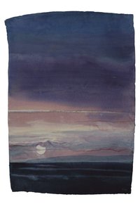 Ada üzerinde gün batımı by Michael Frith