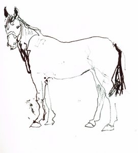 İsimsiz, 2018 (kağıt üzeri suluboya) by Michael Frith