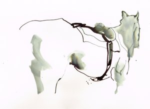 İsimsiz, 2018 (kağıt üzeri suluboya) by Michael Frith
