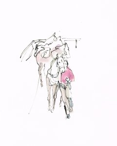 İsimsiz, 2018 (kağıt üzeri suluboya) by Michael Frith