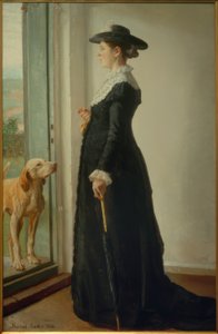Karımın portresi. ressam Anna Ancher by Michael Peter Ancher