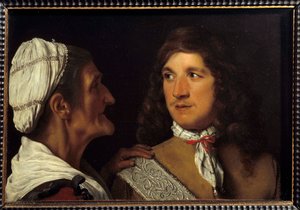 Genç Adam ve Çöpçatan Tablosu, Michael Sweerts (Michiel Sweert)