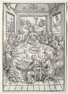 Hazine Bekçisi: Son Akşam Yemeği, 1491. by Michael Wolgemut