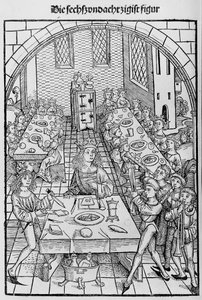 Kurtuluşun ve sonsuz mutluluğun zenginliklerinin hazinesi veya tapınağı, 1491. by Michael Wolgemut