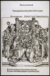 Papa II. Pius ile Almanya İmparatoru III.Frederick arasında, yaklaşık 1493.