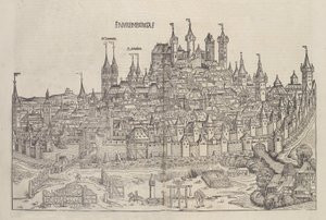 Nürnberg, 1493. by Michael Wolgemut