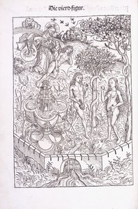 Aden Bahçesinde Adem ve Havva, 1491 by Michael Wolgemuth
