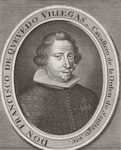 Francisco Gómez de Quevedo ve Santibáñez Villegas. by Michael van der (after) Gucht