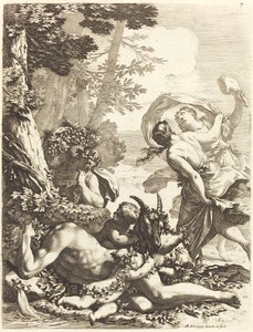 Uyuyan Bacchus ile Bacchanal by Michel Dorigny