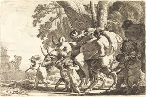 Sarhoş Silenus by Michel Dorigny