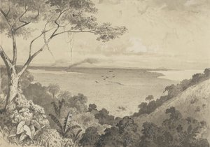 Laventille Tepesi'nden Görünüm by Michel Jean Cazabon