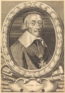 Armand Jean du Plessis, Kardinal Richelieu by Michel Lasne