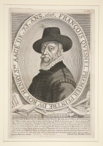 François Quesnel (1543-1619), 73 yaşında by Michel Lasne