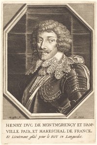 Henry II, Montmorency Dükü by Michel Lasne