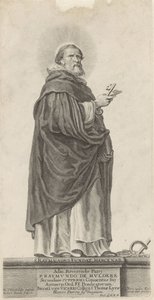 De heilige Raymond van Peñafort Aziz Raymond kurdu Mercenar (nesne üzerindeki başlık) by Michel Natalis