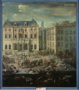 1720 Vebası sırasında Marsilya Belediye Binası