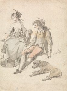 Çoban, Çoban ve Köpek by Michel Vincent Brandoin