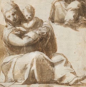 Oturan Madonna ve Çocuk. 1525 civarında (?)