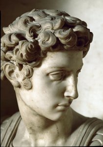 Gündüz ve Gece Alegorisi: ölen kişinin detayı. Giuliano de Medici
