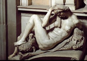 Gecenin alegorisi. Giuliano de Medici