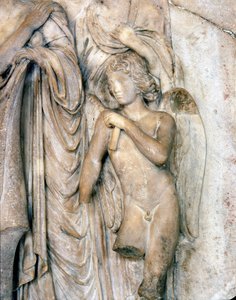 Angel, Venedik mermeri, 16. yüzyılın başı. Cenaze töreni, detay, Louvre Müzesi. Michelangelo