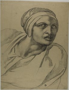 Yarım Boy Figür by Michelangelo Buonarroti