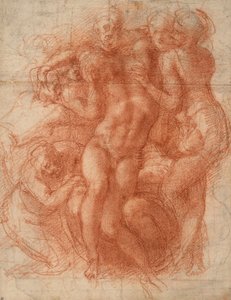 Ağıt, c.1530 (kırmızı tebeşir) by Michelangelo Buonarroti