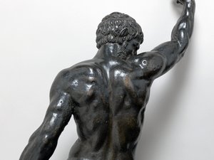 Panterlere binen çıplak bacchants, c.1506-08 (bronz) by Michelangelo Buonarroti