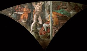 Haman'ın Cezalandırılması by Michelangelo Buonarroti