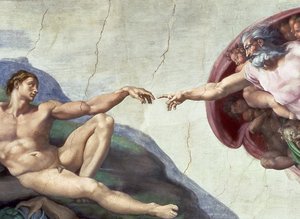 Sistine Şapeli Tavanı: Adem