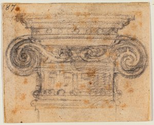 İyonik sermaye çalışması by Michelangelo Buonarroti