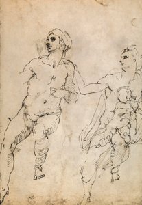Bazı çıplak figürlerin incelenmesi; Michelangelo