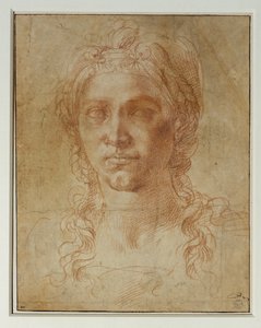 Bir kadın için ideal tete ... by Michelangelo Buonarroti