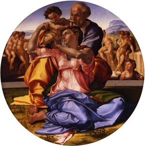 Kutsal Aile Doni Tondo by Michelangelo Buonarroti