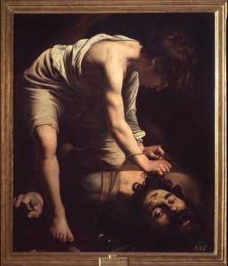 David ve Goliath Tablo Michelangelo Merisi dit Le Caravaggio ou il Caravaggio tarafından