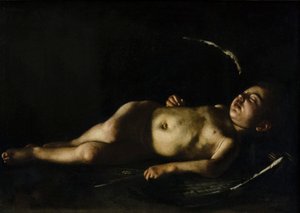 uyuyan aşk tanrısı by Michelangelo Merisi da Caravaggio