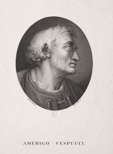 Amerigo Vespucci'nin portresi by Michele Bisi