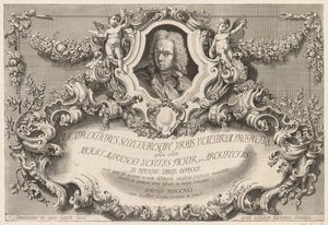 Venedik Manzaraları: Frontispiece - Başlık Sayfası by Michele Marieschi