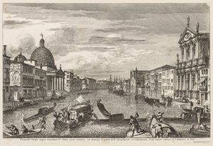 Venedik Manzaraları: Santa Chiara by Michele Marieschi