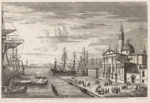 Venedik Manzaraları: San Marco Havzası by Michele Marieschi