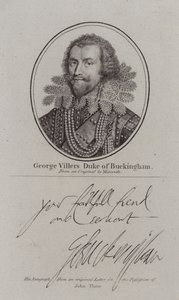 George Villiers Buckingham Dükü, İngiliz saray, politikacı ve Kral I. James