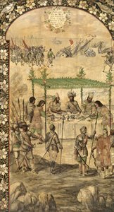Gemilerin İmha Edilmesini ve Montezuma Elçileri (Moctezuma, Moteuczoma, Motecuhzoma) (1466-1520) ile 1520