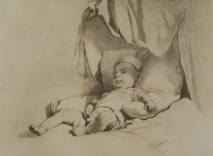 Yatakta Uyuyan Bebek