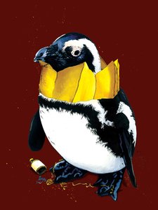 Kırmızı Oksit Üzerinde Noel Pengueni, 2020