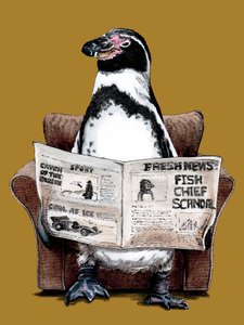 Altın Sarı'da Emekli Penguen, 2020 by Mike Davis