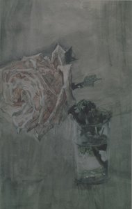 bir gül by Mikhail Aleksandrovich Vrubel