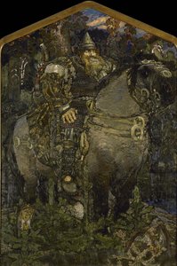 Bogatır, 1898 by Mikhail Aleksandrovich Vrubel